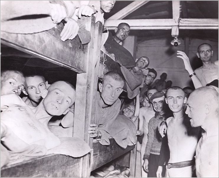 Mauthausen - inmates after liberation